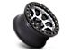 KMC Riot Beadlock Machined Face Satin Black Windows with Satin Black Ring 6-Lug Wheel; 17x8.5; 0mm Offset (09-14 F-150)