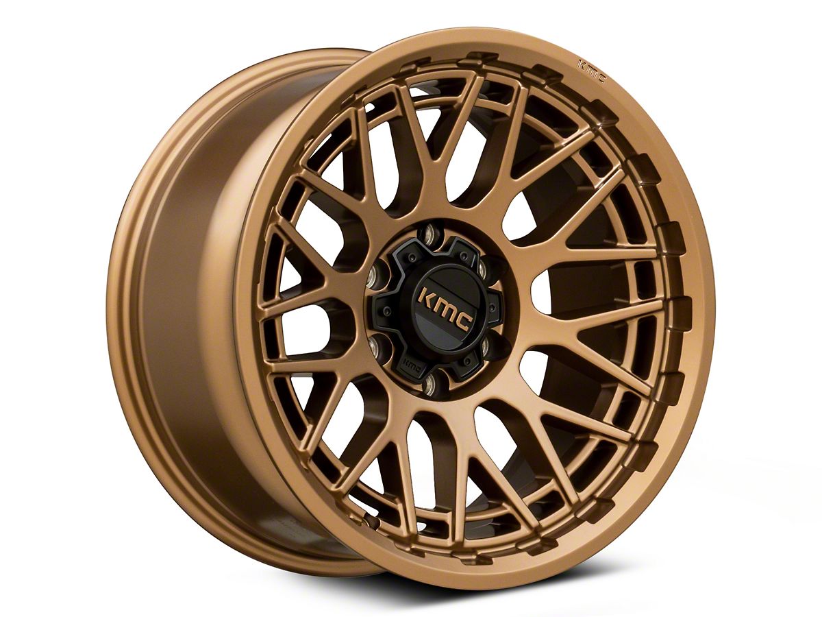 KMC F-150 Technic Matte Bronze 6-Lug Wheel; 20x9; 18mm Offset 
