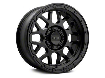 KMC Grenade Off-Road Matte Black 5-Lug Wheel; 20x9; 18mm Offset (09-18 RAM 1500)