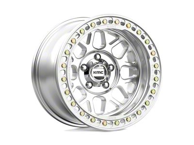 KMC Grenade Crawl Beadlock Machined 8-Lug Wheel; 17x9; -38mm Offset (10-18 RAM 2500)