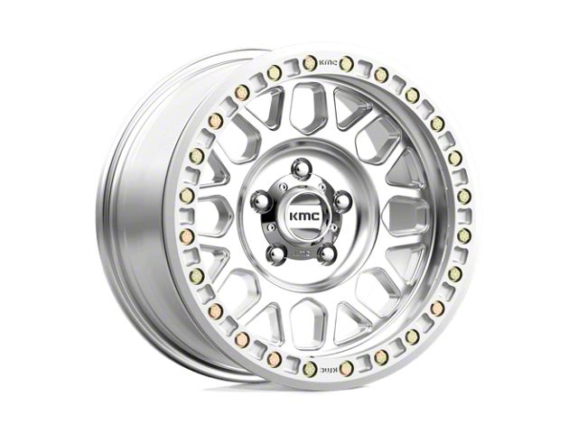 KMC Grenade Desert Beadlock Machined 8-Lug Wheel; 17x8.5; 0mm Offset (10-18 RAM 2500)