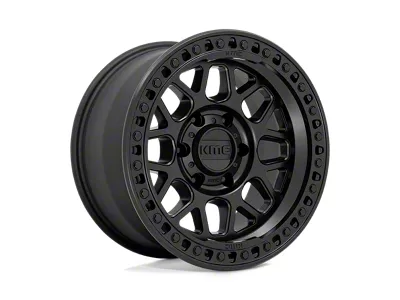 KMC GRS Satin Black 8-Lug Wheel; 17x8.5; 0mm Offset (10-18 RAM 2500)