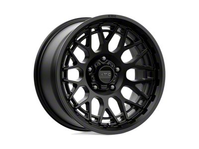 KMC Technic Satin Black 8-Lug Wheel; 20x9; 0mm Offset (10-18 RAM 2500)