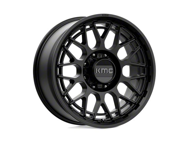 KMC Technic Satin Black 8-Lug Wheel; 20x9; 18mm Offset (10-18 RAM 2500)