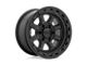 KMC Chase Satin Black with Gloss Black Lip 8-Lug Wheel; 20x9; 18mm Offset (10-18 RAM 3500 SRW)