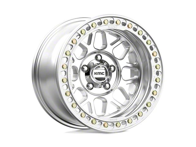 KMC Grenade Crawl Beadlock Machined 8-Lug Wheel; 18x9; 10mm Offset (10-18 RAM 3500 SRW)