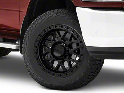KMC GRS Satin Black 8-Lug Wheel; 20x9; 18mm Offset (10-18 RAM 3500 SRW)