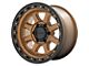KMC Chase Matte Bronze with Black Lip 8-Lug Wheel; 20x9; 18mm Offset (11-16 F-250 Super Duty)
