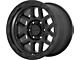 KMC Mesa Satin Black with Gloss Black Lip 8-Lug Wheel; 18x9; 18mm Offset (11-16 F-250 Super Duty)
