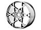 KMC Crosshair Chrome 6-Lug Wheel; 22x9; 35mm Offset (14-18 Sierra 1500)