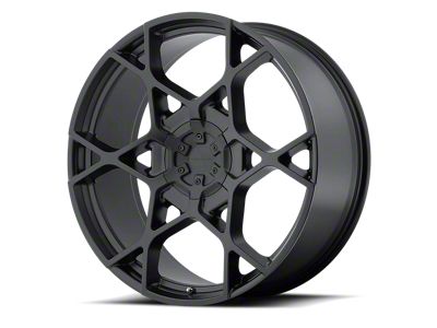 KMC Crosshair Satin Black 6-Lug Wheel; 20x8.5; 35mm Offset (14-18 Sierra 1500)