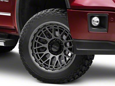 KMC Technic Anthracite 6-Lug Wheel; 20x9; 0mm Offset (14-18 Sierra 1500)