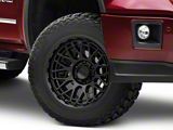 KMC Technic Satin Black 6-Lug Wheel; 18x9; 0mm Offset (14-18 Sierra 1500)