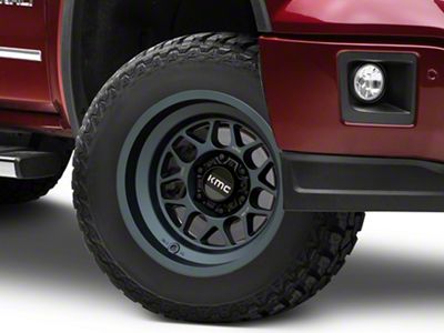 KMC Terra Metallic Blue 6-Lug Wheel; 18x8.5; -10mm Offset (14-18 Sierra 1500)