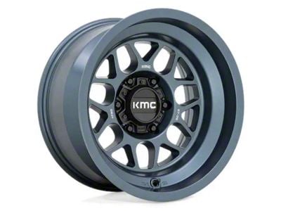 KMC Terra Metallic Blue 6-Lug Wheel; 20x9; 0mm Offset (14-18 Sierra 1500)