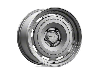 KMC Roswell Machined 6-Lug Wheel; 17x8.5; 18mm Offset (14-18 Silverado 1500)