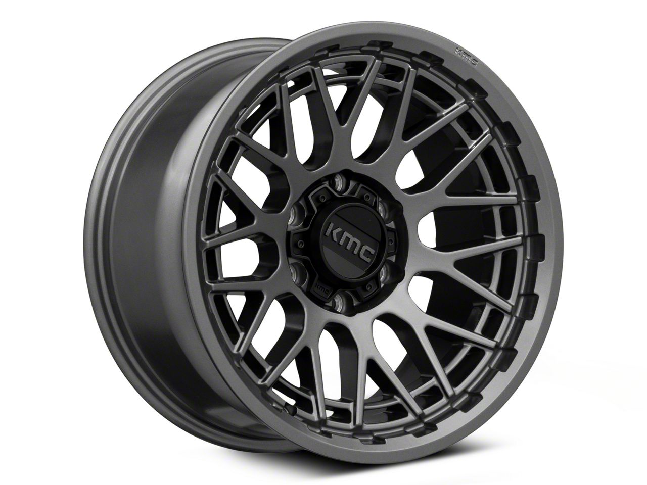 KMC Silverado 1500 Technic Anthracite 6-Lug Wheel; 20x9; 0mm