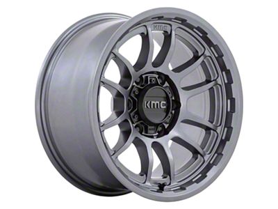 KMC Wrath Matte Anthracite 6-Lug Wheel; 20x9; 0mm Offset (14-18 Silverado 1500)