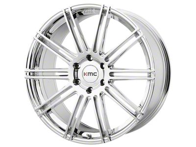 KMC Channel Chrome 6-Lug Wheel; 20x9; 30mm Offset (15-20 F-150)