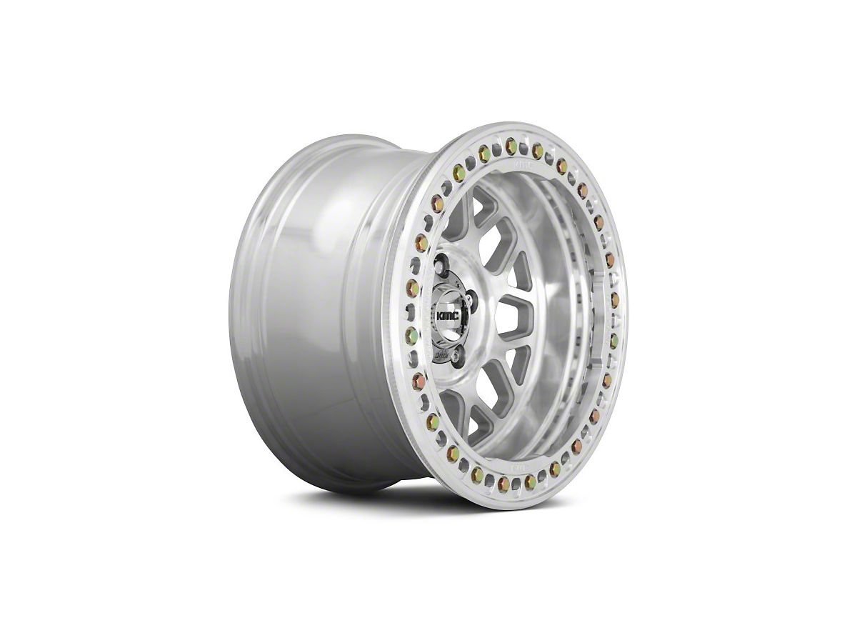 KMC F-150 Grenade Crawl Beadlock Machined 6-Lug Wheel; 18x9; 10mm 