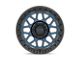 KMC GRS Midnight Blue with Gloss Black Lip 6-Lug Wheel; 17x8.5; 0mm Offset (15-20 F-150)