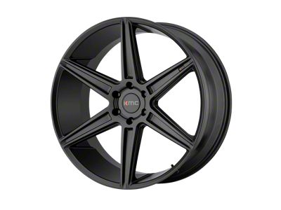KMC Prism Truck Satin Black 6-Lug Wheel; 20x9; 30mm Offset (15-20 F-150)