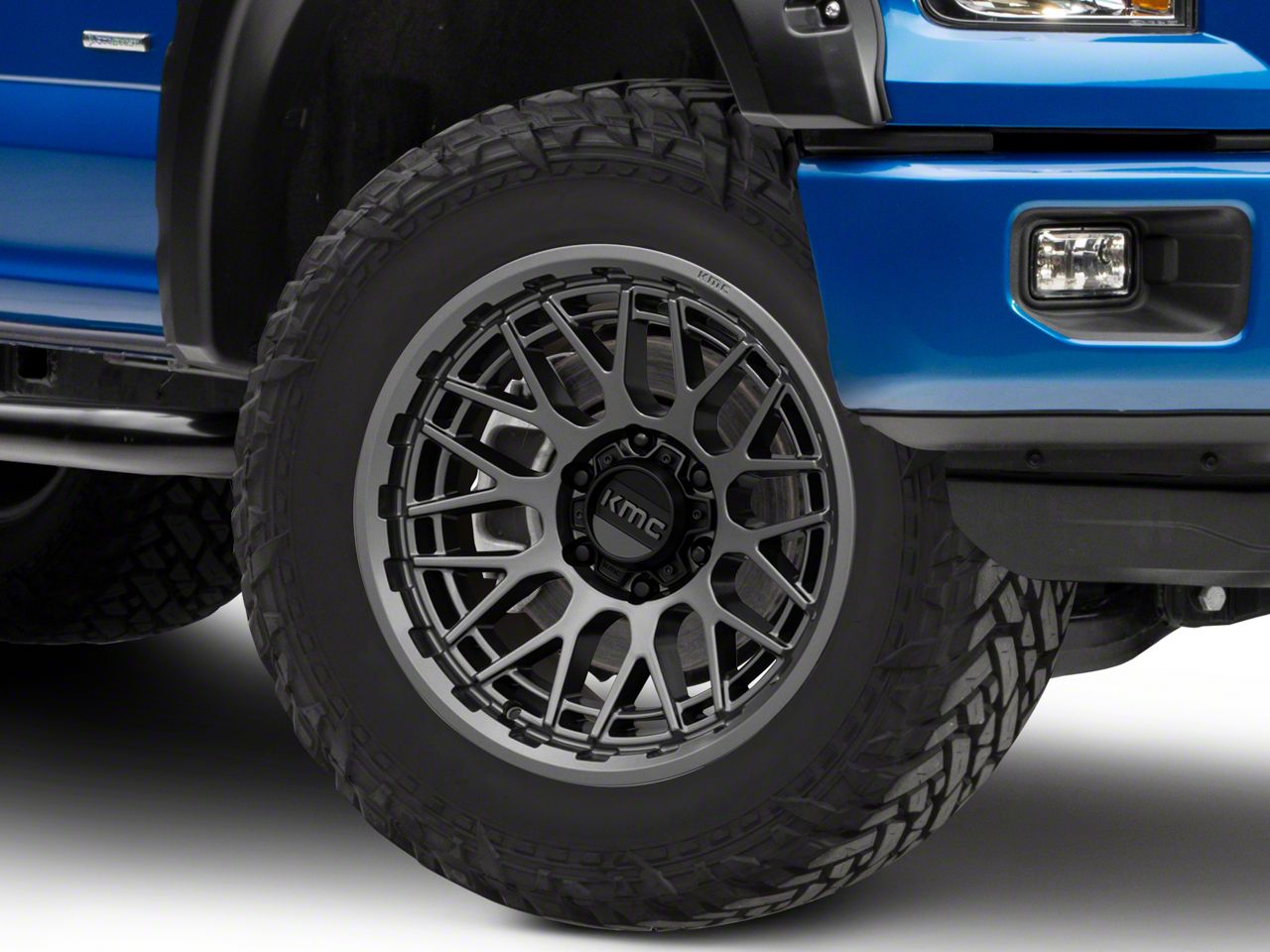 ルカ② 2本 KMC WHEEL Vanquish 2.2 Aluminum KMC KM237 Riot Beadlock Wheels Blue (2