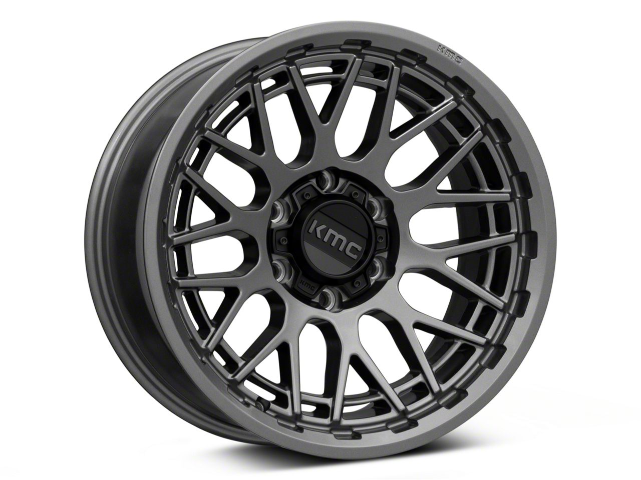 KMC F-150 Technic Anthracite 6-Lug Wheel; 20x9; 18mm Offset