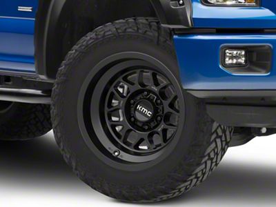 KMC Terra Satin Black 6-Lug Wheel; 20x9; 0mm Offset (15-20 F-150)