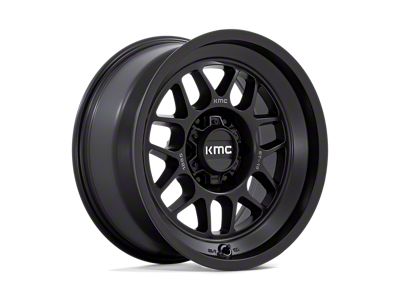 KMC Terra Satin Black 6-Lug Wheel; 18x8.5; 0mm Offset (15-20 F-150)