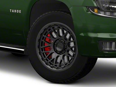 KMC Technic Satin Black 6-Lug Wheel; 20x9; 18mm Offset (15-20 Tahoe)