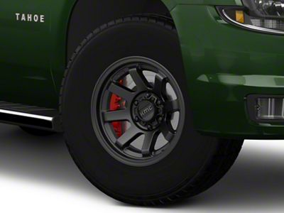 KMC Trail Satin Black 6-Lug Wheel; 17x8.5; 0mm Offset (15-20 Tahoe)