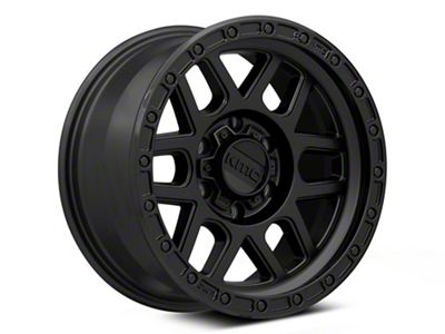 KMC Mesa Satin Black with Gloss Black Lip 6-Lug Wheel; 20x9; 18mm Offset (15-20 Yukon)