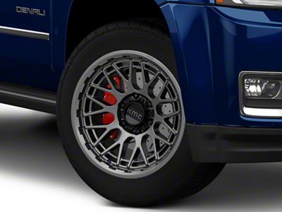 KMC Technic Anthracite 6-Lug Wheel; 20x9; 18mm Offset (15-20 Yukon)