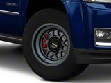 KMC Terra Metallic Blue 6-Lug Wheel; 17x9; -38mm Offset (15-20 Yukon)