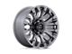 KMC Trek Satin Black with Gray Tint 6-Lug Wheel; 17x9; -12mm Offset (15-20 Yukon)