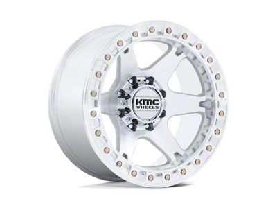 KMC VI Beadlock Machined 8-Lug Wheel; 20x10; -48mm Offset (17-22 F-250 Super Duty)