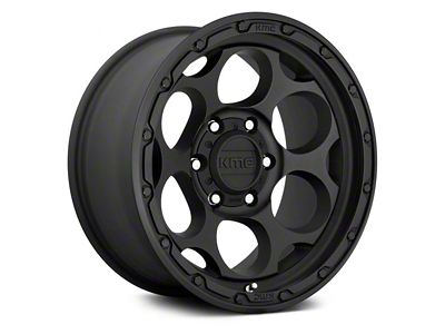 KMC Dirty Harry Textured Black 8-Lug Wheel; 17x8.5; 0mm Offset (23-24 F-250 Super Duty)