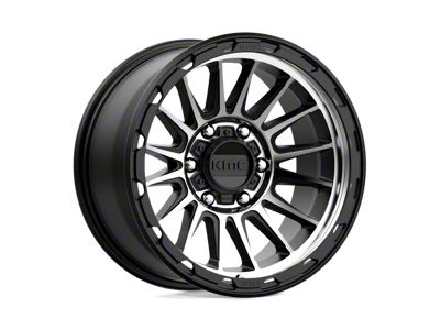 KMC Impact Satin Black Machined 6-Lug Wheel; 17x9; -12mm Offset (24-25 Ranger)