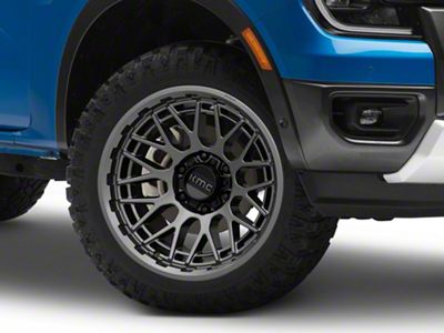 KMC Technic Anthracite 6-Lug Wheel; 20x9; 0mm Offset (24-25 Ranger)