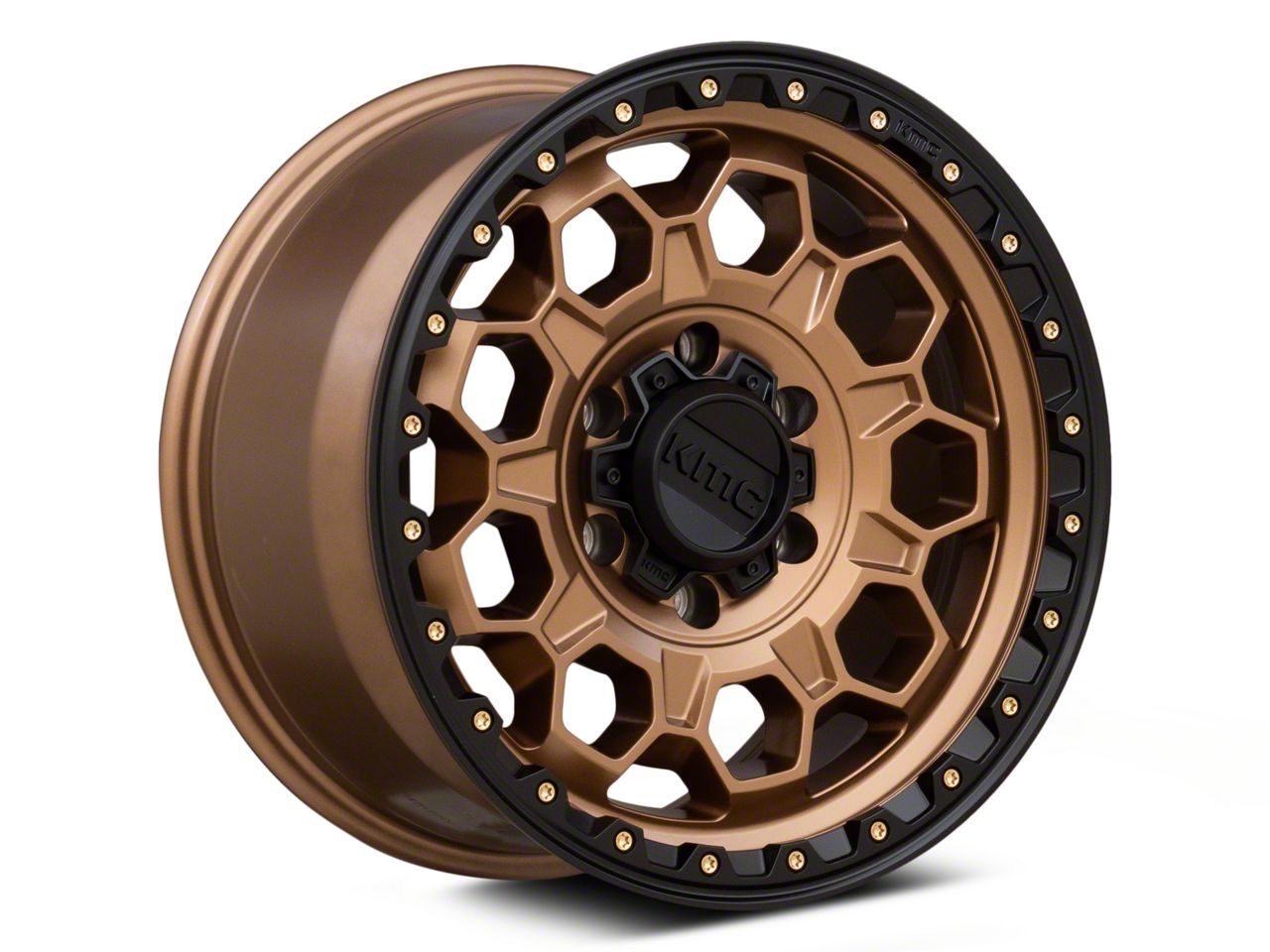 KMC Ranger Trek Matte Bronze with Black Lip 6-Lug Wheel; 17x9