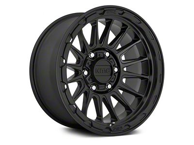 KMC Impact Satin Black 6-Lug Wheel; 18x9; 18mm Offset (91-96 Dakota)