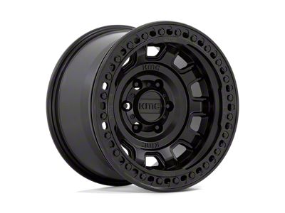 KMC Tank Beadlock Satin Black 8-Lug Wheel; 17x9; -38mm Offset (99-07 F-250 Super Duty)