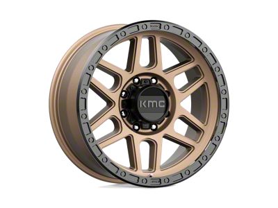 KMC Mesa Matte Bronze with Black Lip 8-Lug Wheel; 17x9; -12mm Offset (99-07 F-350 Super Duty SRW)