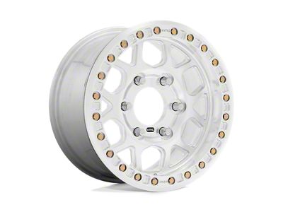 KMC Mesa Forged Slotted Beadlock Raw Machined 6-Lug Wheel; 17x9; 0mm Offset (99-06 Sierra 1500)