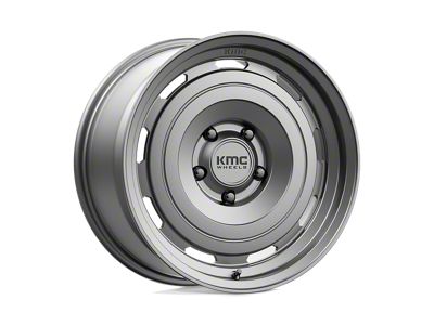 KMC Roswell Machined 6-Lug Wheel; 17x8.5; 18mm Offset (99-06 Sierra 1500)