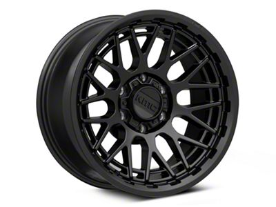 KMC Technic Satin Black 6-Lug Wheel; 17x8.5; 0mm Offset (99-06 Sierra 1500)