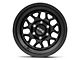 KMC Terra Satin Black 6-Lug Wheel; 17x9; -38mm Offset (99-06 Sierra 1500)