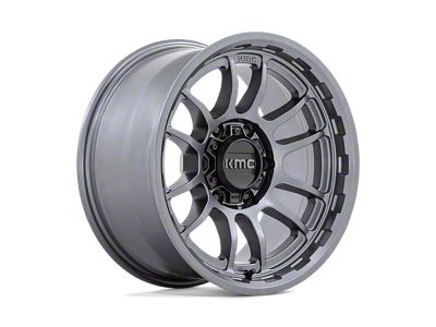 KMC Wrath Matte Anthracite 6-Lug Wheel; 17x8.5; -10mm Offset (99-06 Sierra 1500)