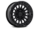 KMC IMS Matte Black with Gloss Black Lip 6-Lug Wheel; 17x8.5; -10mm Offset (99-06 Silverado 1500)